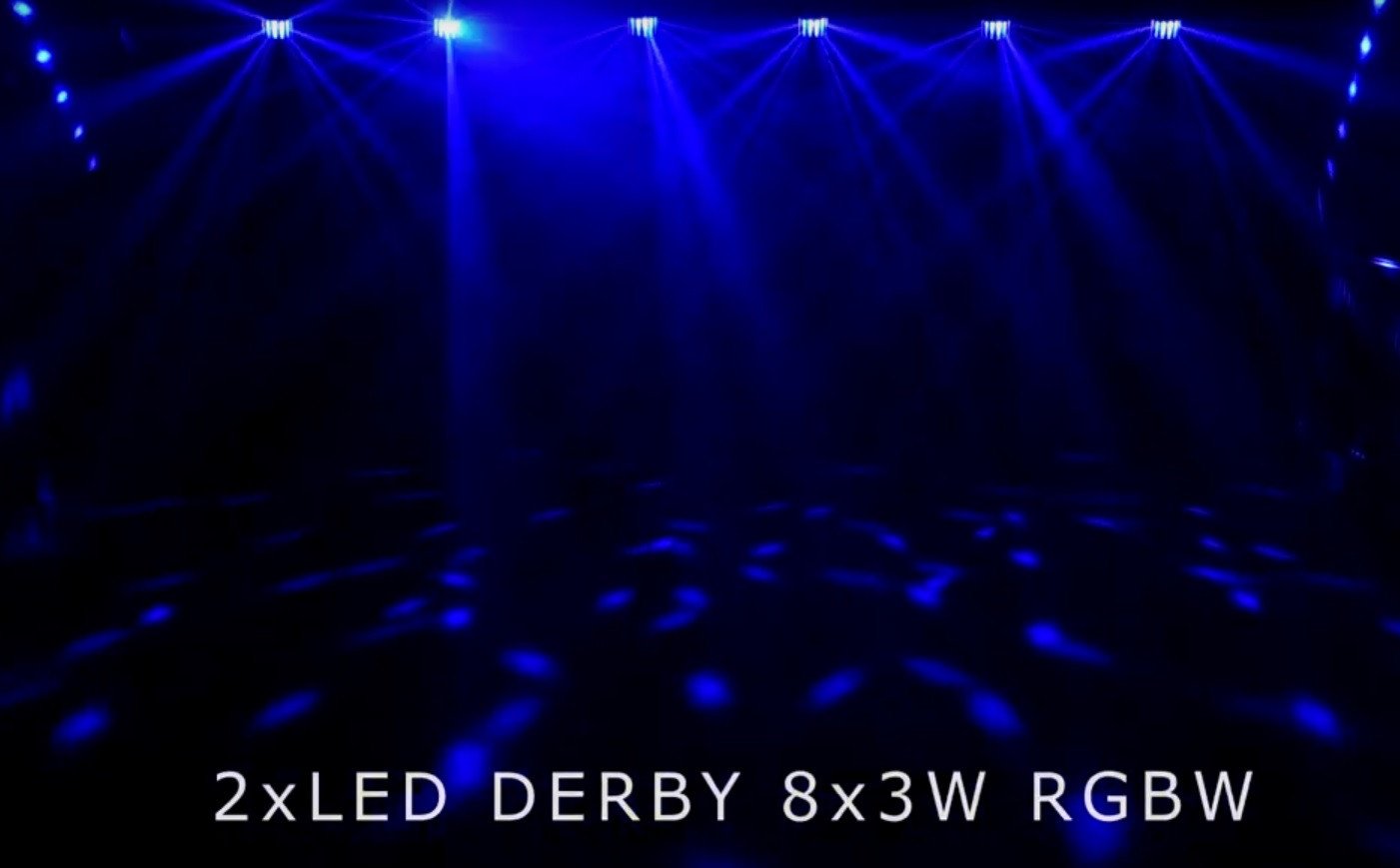 LIGHT4ME BELKA LED PAR DERBY LASER multiefekt świetlny zestaw oświetlenie disco