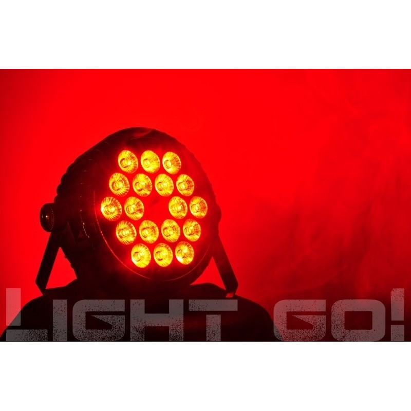 LIGHT GO! COMPACT PAR PRO 5in1 18x15W RGBWA - Reflektor typu compact PAR
