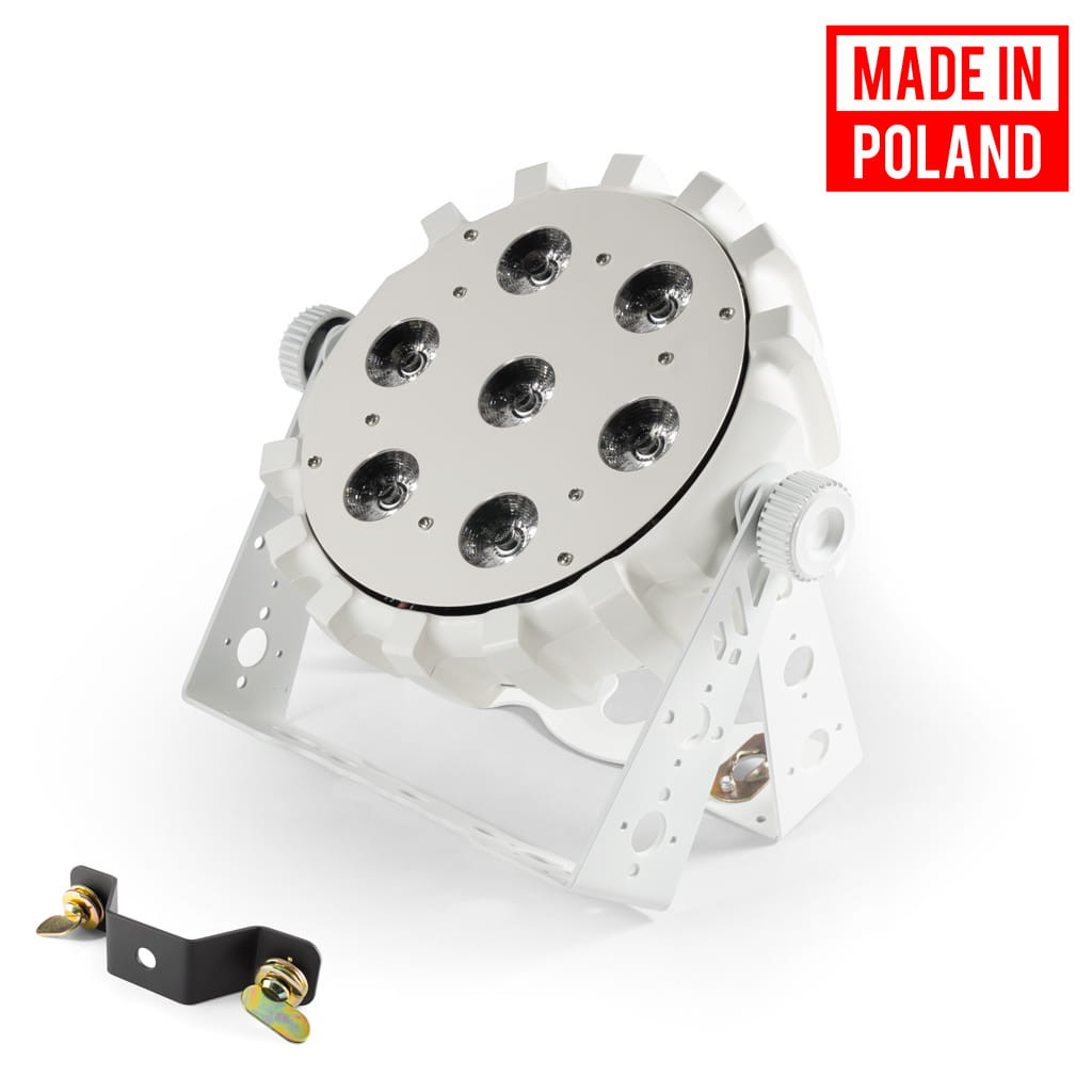 LED PAR 64 SLIM 7x10W RGBW Mk2 - efekt świetlny led / Wireless DMX / Pilot IR
