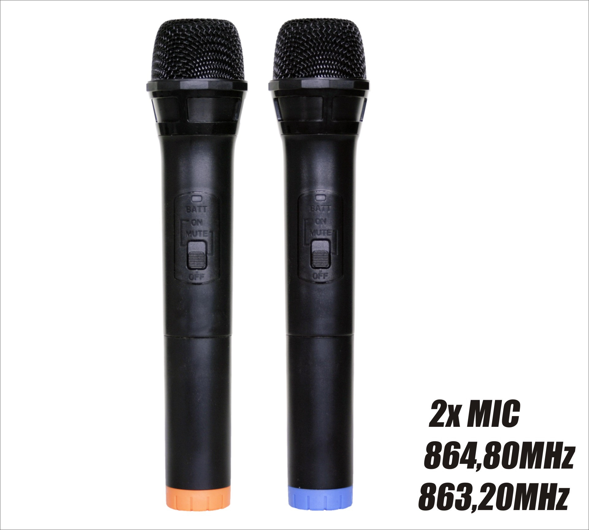 Rh Sound PP-2112ADX-CB HAND-HAND - mobilna kolumna z 2 mikrofonami bezprzewodowymi