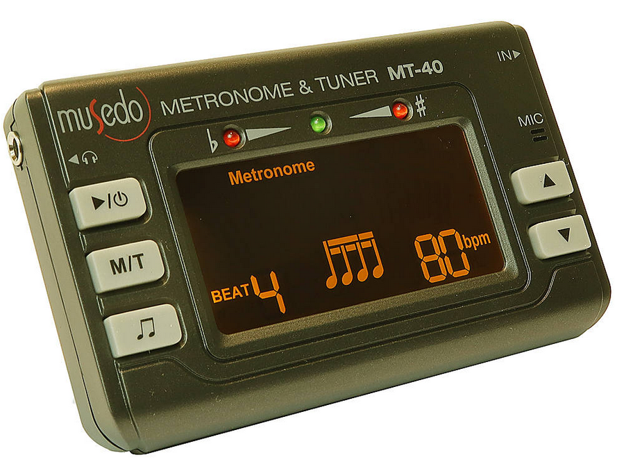 Musedo MT40 Tuner metronom z zewnętrznym przetwornikiem ( Metro-Tuner MT-40 Musedo )
