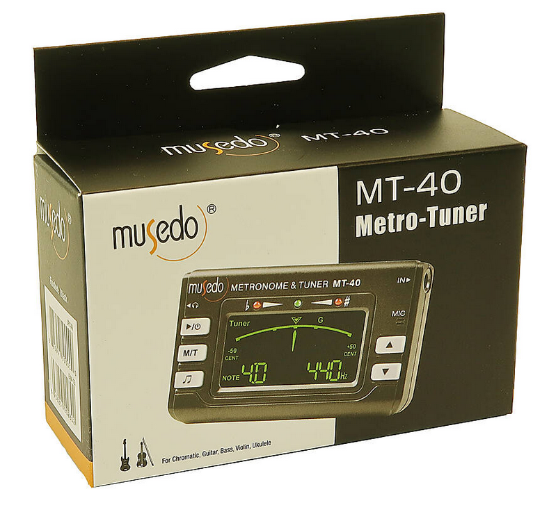 Musedo MT40 Tuner metronom z zewnętrznym przetwornikiem ( Metro-Tuner MT-40 Musedo )