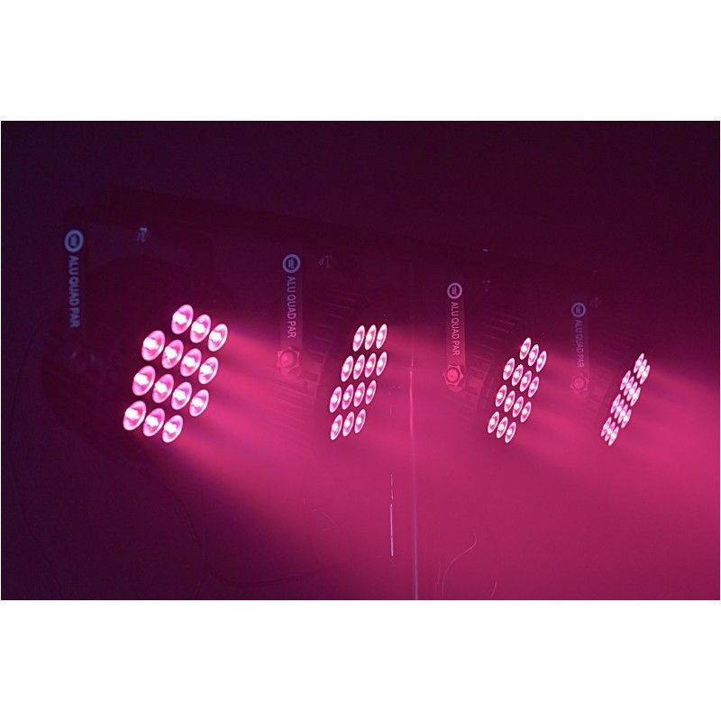 LIGHT4ME ALU QUAD PAR mocny par 14x10W RGBW IEC