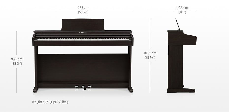 KAWAI KDP 120 Czarne - pianino cyfrowe
