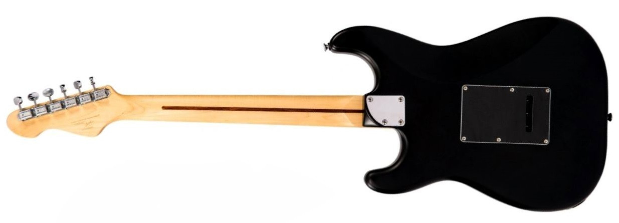 VINTAGE V6HMBB Gitara elektryczna stratocaster, kolor Boulevard Black