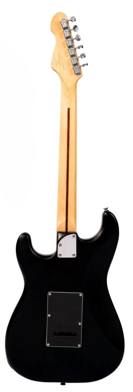 VINTAGE V6HMBB Gitara elektryczna stratocaster, kolor Boulevard Black