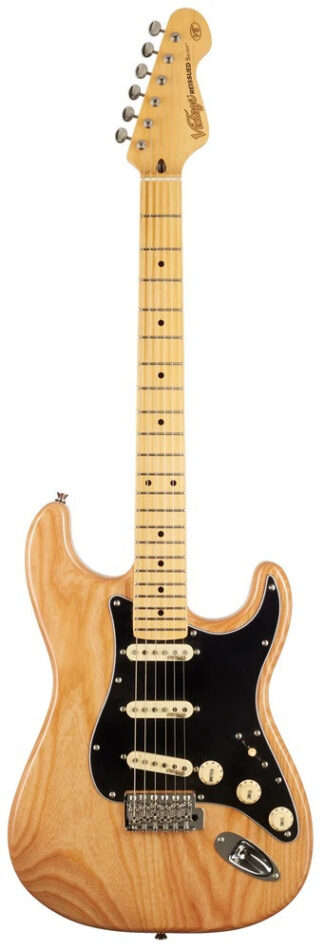 VINTAGE V6MNAT Gitara elektryczna stratocaster, Natural