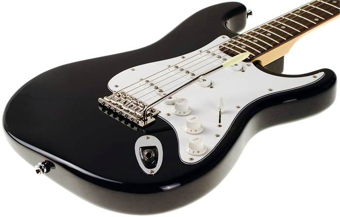 VINTAGE V6 BB Gitara elektryczna stratocaster, kolor Boulevard Black