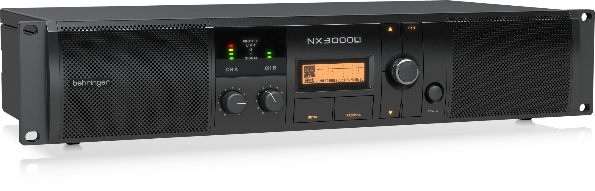 BEHRINGER NX3000D wzmacniacz, końcówka mocy 3000W, procesor DSP wbudowany