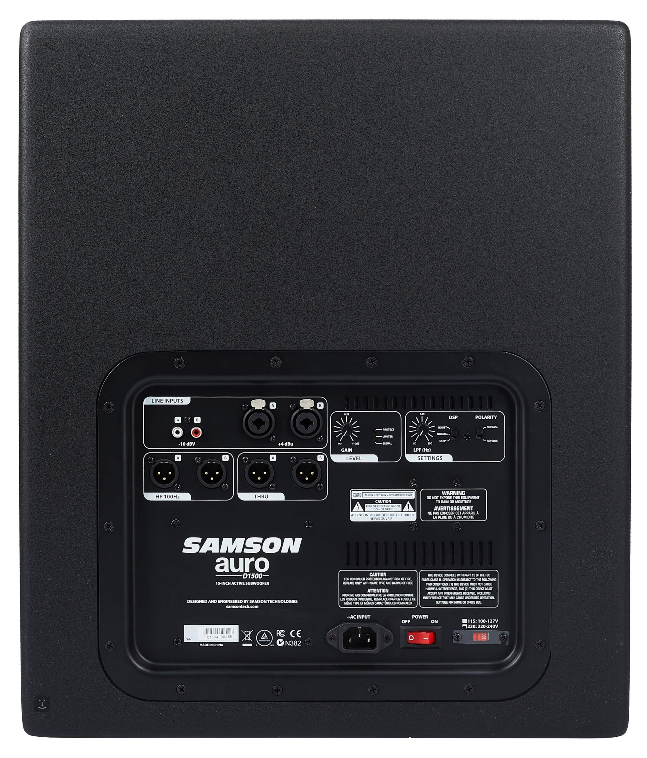 Samson Auro D1500 - subwoofer aktywny