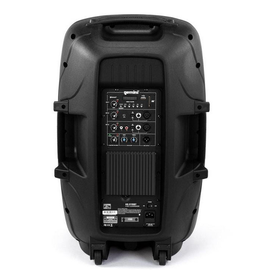 GEMINI-AS-2112BT Kolumna aktywna 12", 1500W peak, BT, MP3, USB, mikser 3 kanały