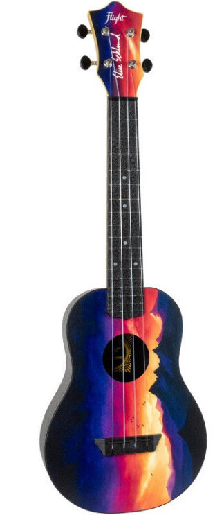 Flight TUS-EE SUNSET Elise Ecklund Signature - ukulele sopranowe z pokrowcem