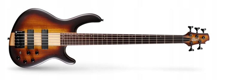 CORT C5 PLUS ZBMH OTAB - Gitara basowa 5-strunowa z preampem Markbass