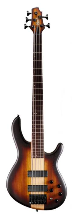 CORT C5 PLUS ZBMH OTAB - Gitara basowa 5-strunowa z preampem Markbass