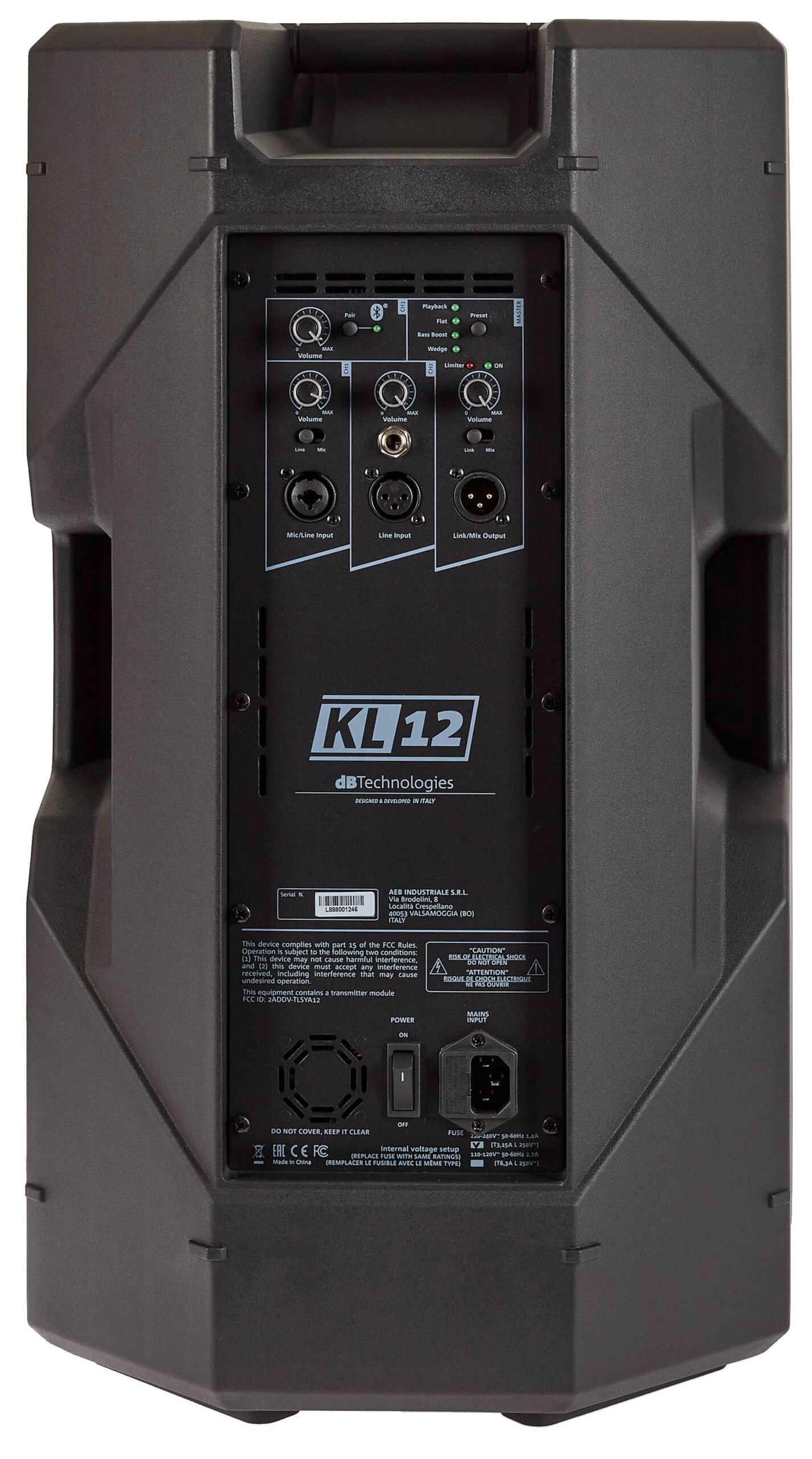 dB Technologies KL12 - kolumna aktywna 740W z Bluetooth