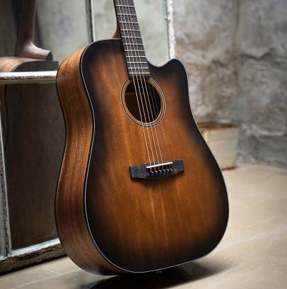 Cort CORE DC AMH W/CASE OPBB - gitara elektroakustyczna. Cała z litego drewna!