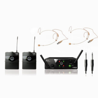 AKG WMS 40 PRO Mini DUAL Sport Set - bezprzewodowy zestaw z 2 mikrofonami nagłownymi