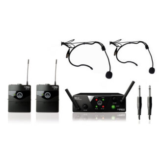 AKG WMS 40 PRO Mini DUAL Sport Set - bezprzewodowy zestaw z 2 mikrofonami nagłownymi