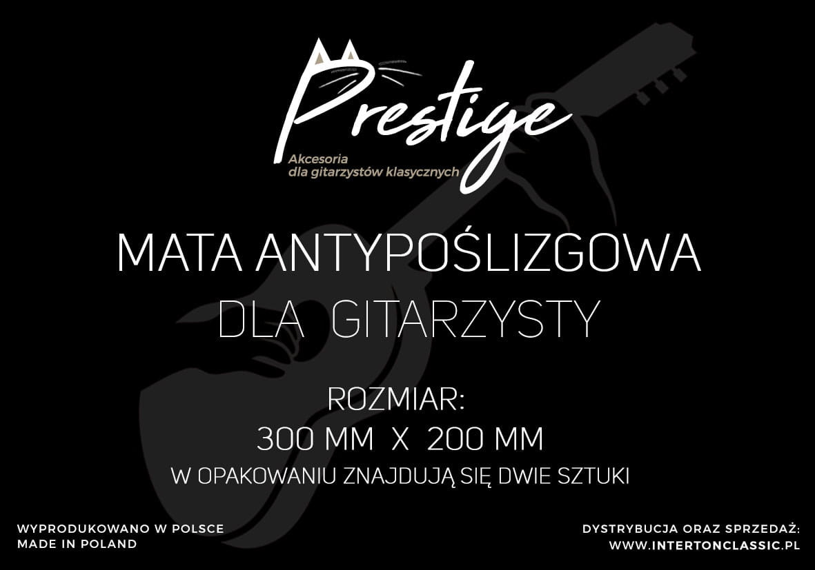 PRESTIGE - mata antypoślizgowa na nogę gitarzysty