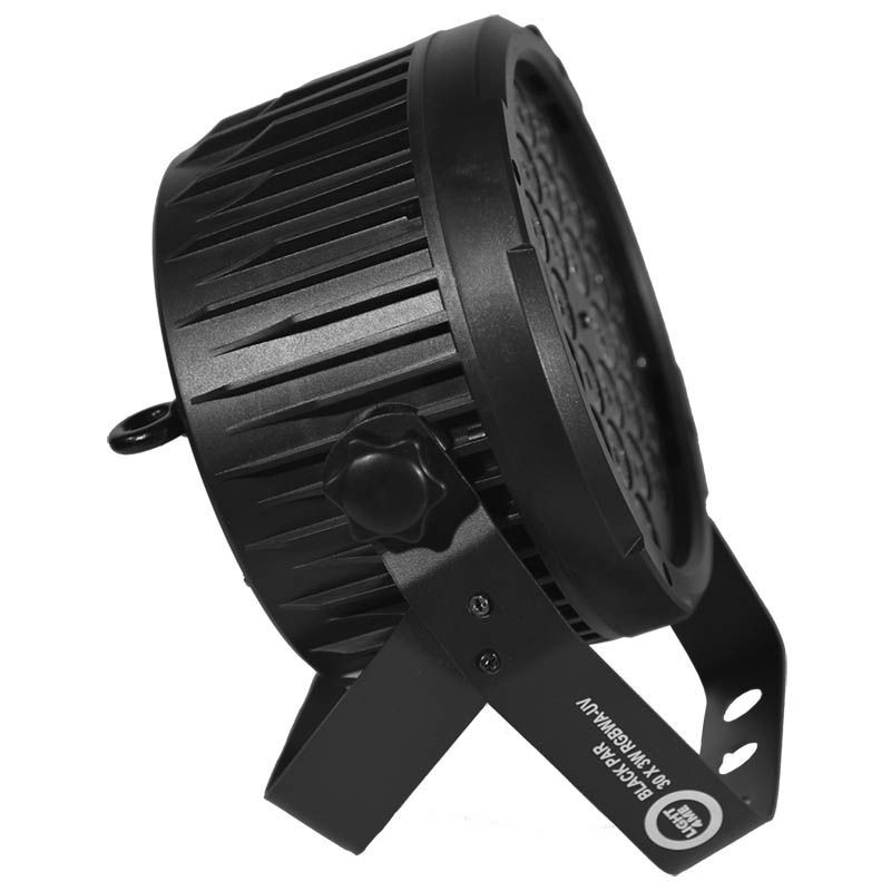 LIGHT4ME BLACK PAR 30x3W RGBA-UV LED reflektor sceniczny estradowy lekki ultrafiolet