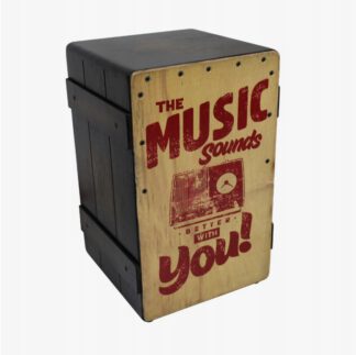 KG Cajon BSP FS Barrel3 Music Fixed Snare - cajon