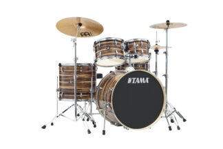 Tama Imperialstar na 22" IE52KH6W Coffee Teak Wrap + Talerze Meinl