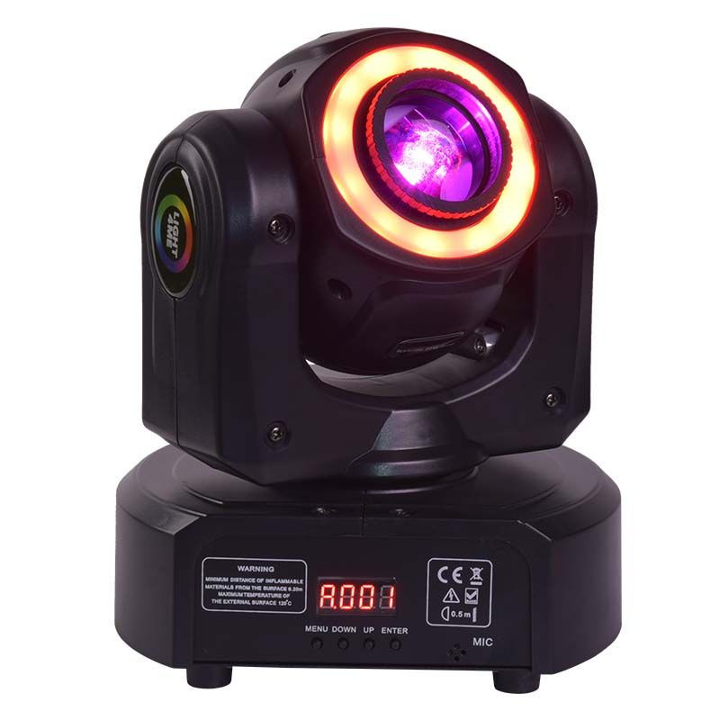 LIGHT4ME MINI SPOT 30 RING KALEIDO głowica ruchoma LED 30Watt