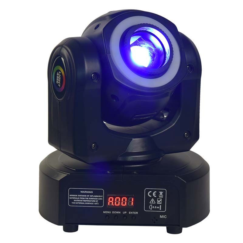 LIGHT4ME MINI SPOT 30 RING KALEIDO głowica ruchoma LED 30Watt
