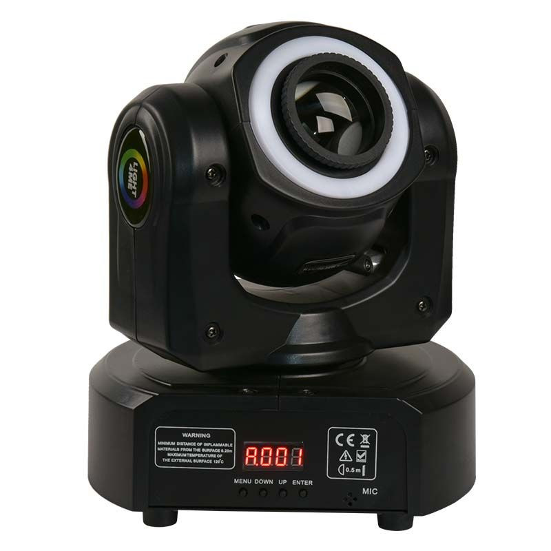 LIGHT4ME MINI SPOT 30 RING KALEIDO głowica ruchoma LED 30Watt