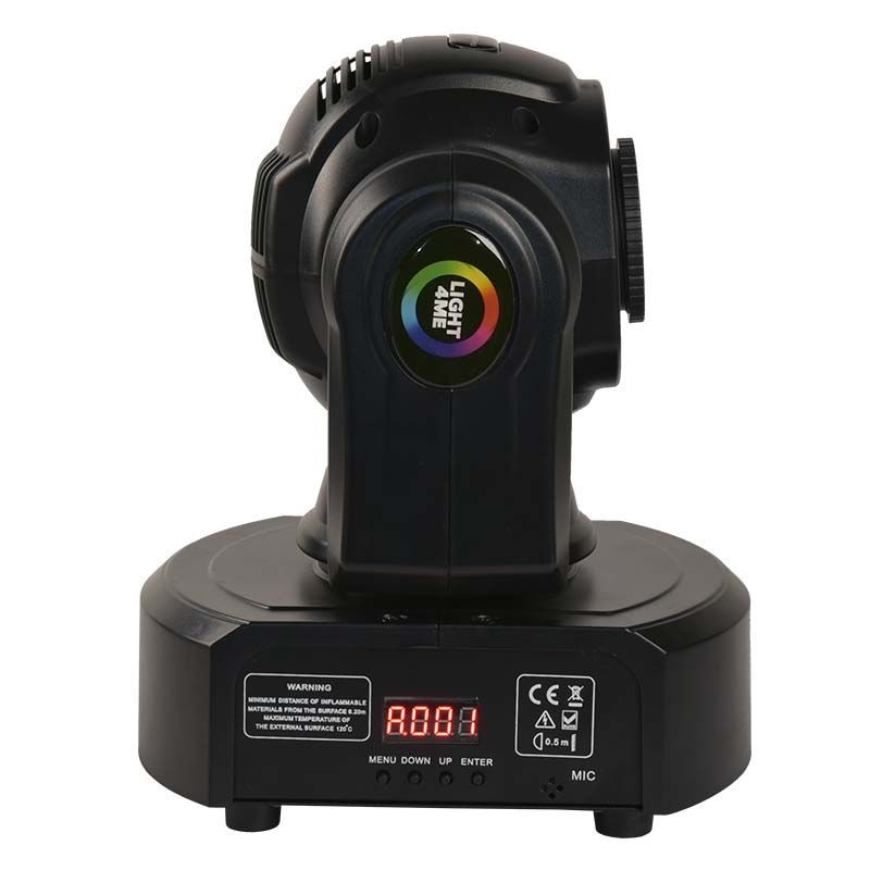 LIGHT4ME MINI SPOT 30 RING KALEIDO głowica ruchoma LED 30Watt