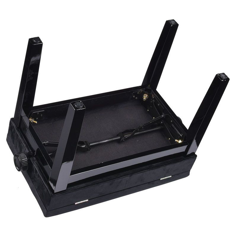 ŁAWA NN-2 WL ława do pianina ze schowkiem WELUR BK