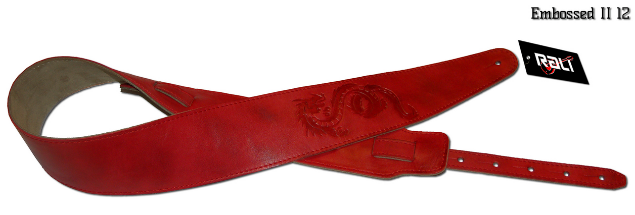 Rali Embossed II 12 - skórzany pas do gitary