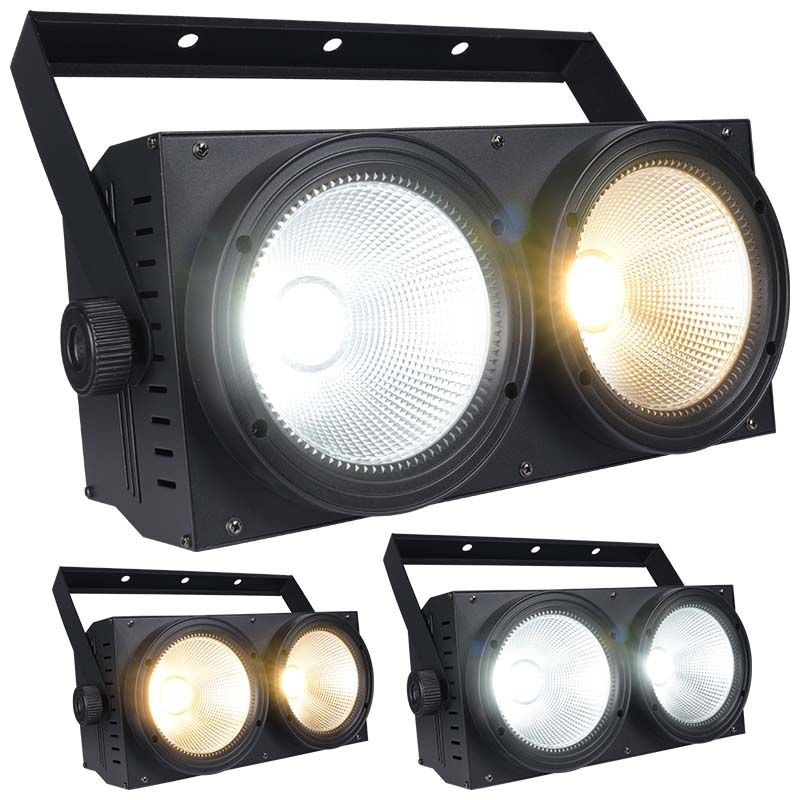 LIGHT4ME BLINDER LED 2x100W Oświetlacz sceniczny reflektor stroboskop