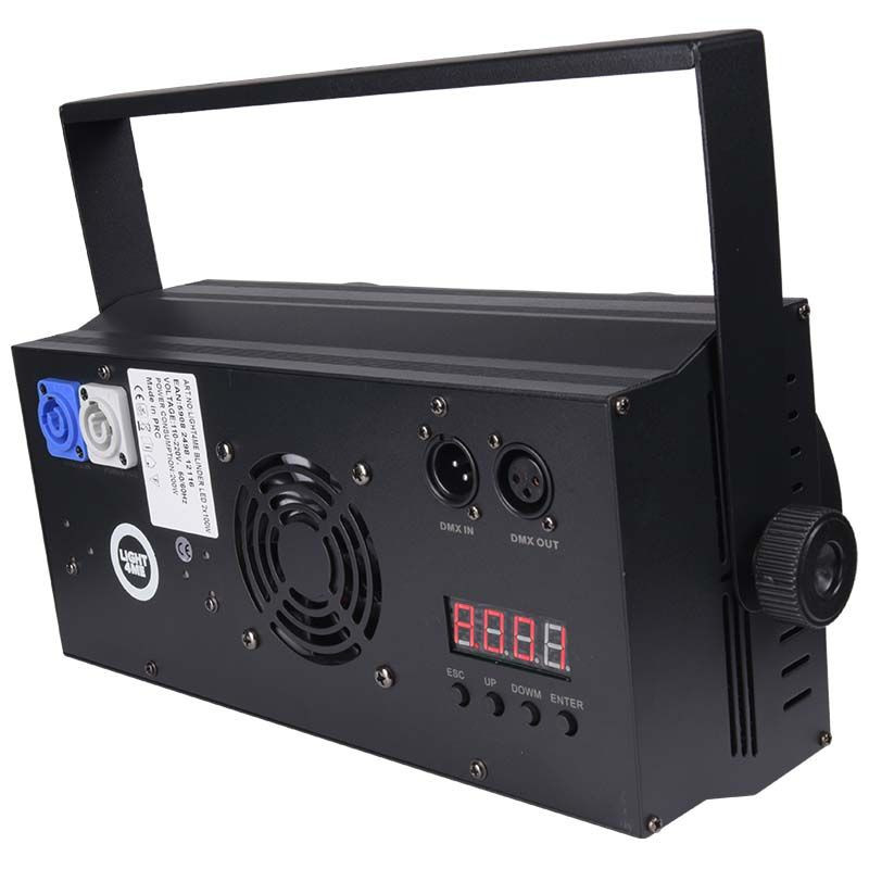 LIGHT4ME BLINDER LED 2x100W Oświetlacz sceniczny reflektor stroboskop
