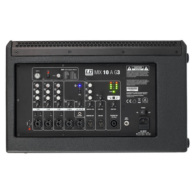 LD Systems Mix 10 A G3 - Kolumna aktywna z wbudowanym mikserem