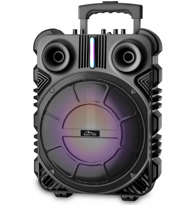 Media-tech Boombox Trolley BT - głośnik akumulatorowy z dwoma mikrofonami bezprzewodowymi
