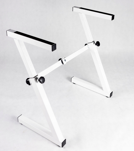 AKMUZ Typ Z WHITE - statyw pod keyboard biały , statyw keyboardowy, statyw do pianina cyfrowego