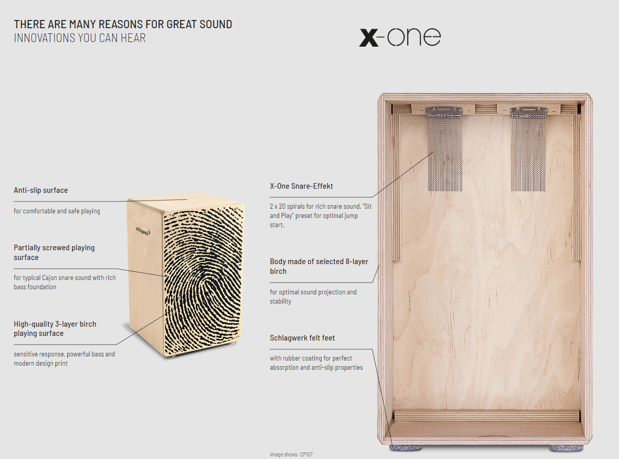 Schlagwerk - CPSX Special BLACK veneer X-One