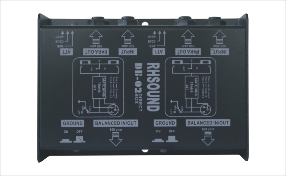 RH Sound DB-02 Dibox - pasywny Dibox 2 kanałowy