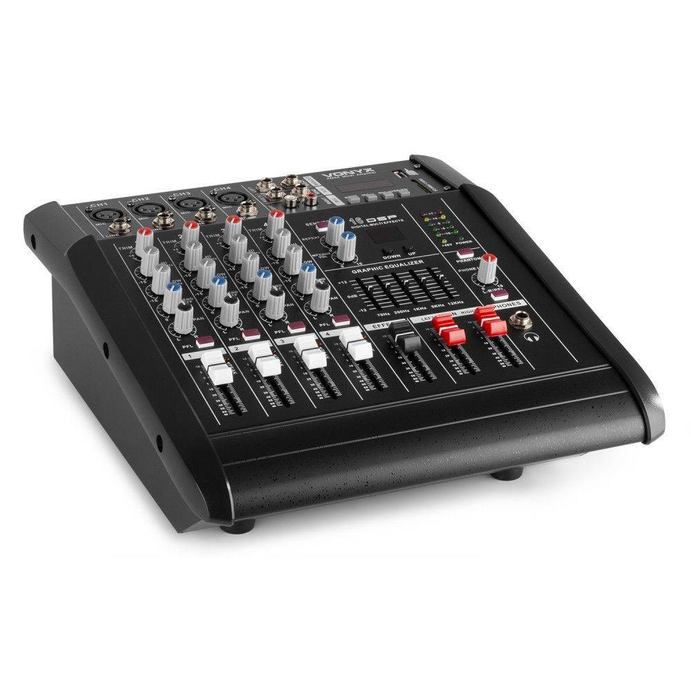 Vonyx AM5A Powermikser 5-kanałowy DSP/BT/SD/USB/MP3