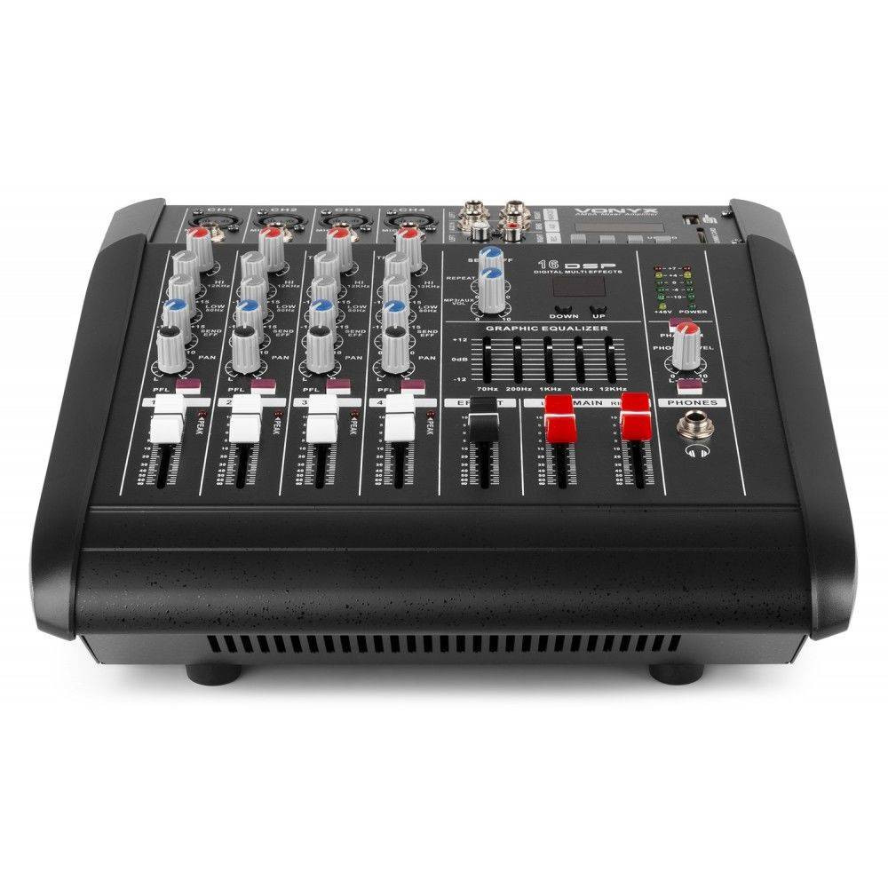 Vonyx AM5A Powermikser 5-kanałowy DSP/BT/SD/USB/MP3