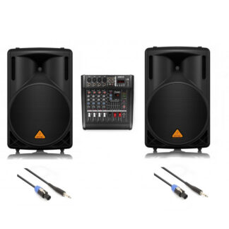 Behringer B215XL + Vonyx AM5A - zestaw nagłośnieniowy