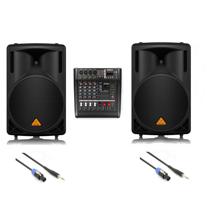 Behringer B215XL + Vonyx AM5A - zestaw nagłośnieniowy