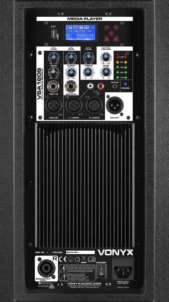 Vonyx VSA120S 12” - aktywny zestaw nagłośnieniowy
