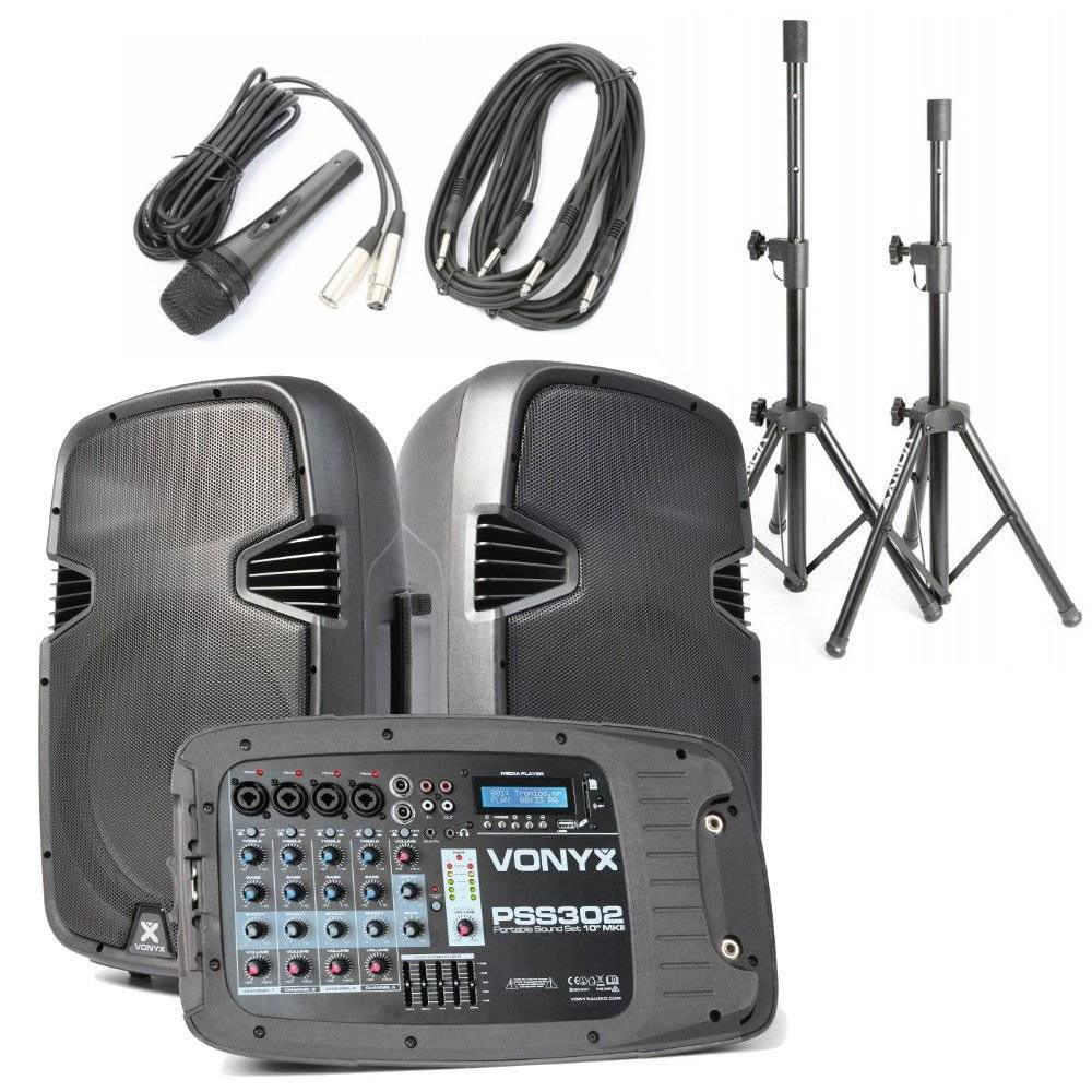 Vonyx PSS302 300W - zestaw nagłośnieniowy
