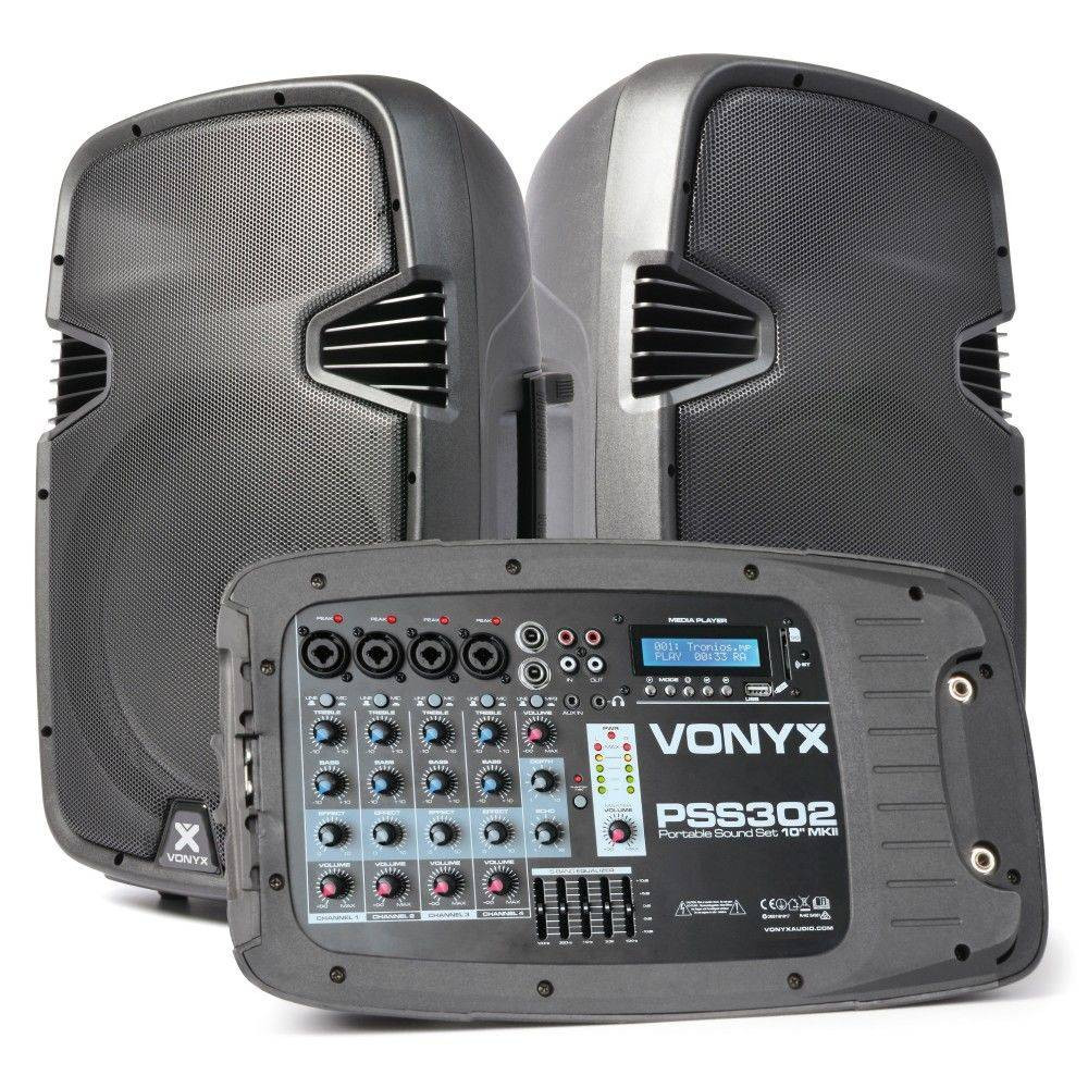 Vonyx PSS302 300W - zestaw nagłośnieniowy