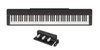 Yamaha P-225 B - pianino cyfrowe + zestaw pedałów Yamaha FC-35