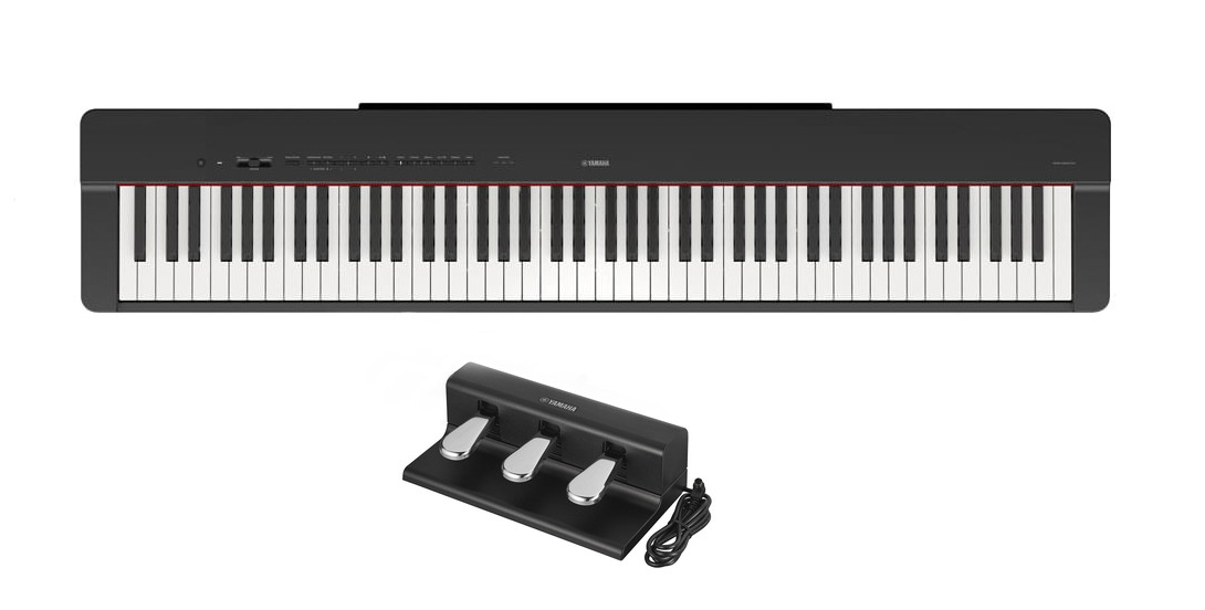 Yamaha P-225 B - pianino cyfrowe + zestaw pedałów Yamaha FC-35