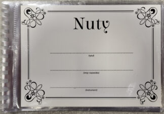 Zeszyt do nut A6 - 10 kartek