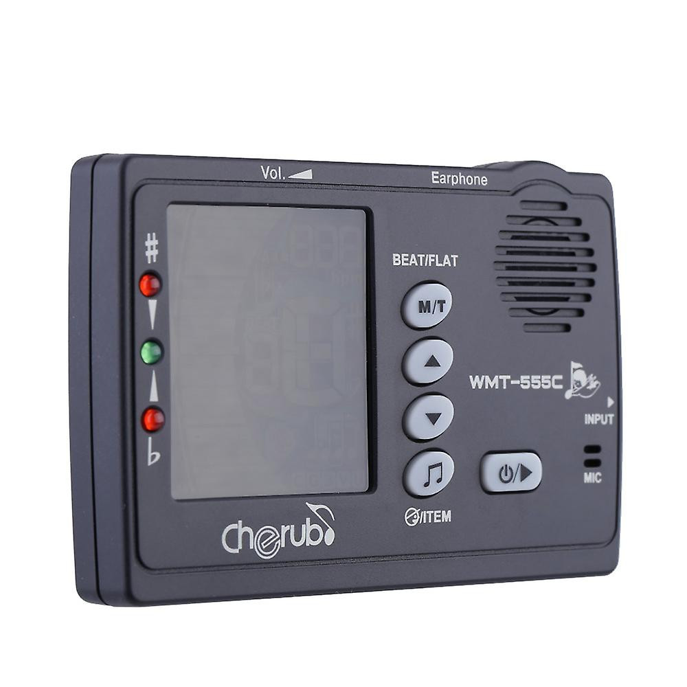 Cherub WMT-555C - elektroniczny tuner cyfrowy i generator tonów i metronom